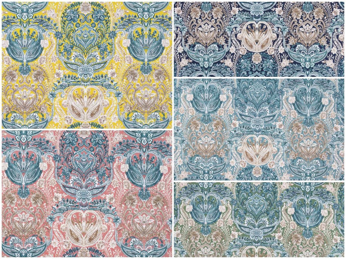 画像1: 「取寄せ」布：カプリス（コットンハーフパナマ）5色 (1)