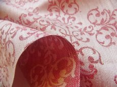 画像6: 「移動中」廃盤はぎれ80×４０：オーヌモン（麻地、麻ベース赤） (6)