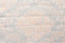 画像17: 「J即納」はぎれ83×50：フローラルダマスク・リュスティック（麻混,ナチュラルベージュベースサーモンオレンジ） (17)