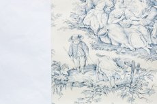 画像7: 「J即納」はぎれ75×50：Casalア・ラ・カンパーニュ（クリームベースブルー） (7)