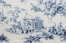 画像8: 「F在庫」はぎれ75×50：Casal工場の仕事（14：ブルー） (8)