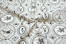 画像10: 「F在庫」はぎれ75×50：Casalアーム・ダンファン（100：黒） (10)