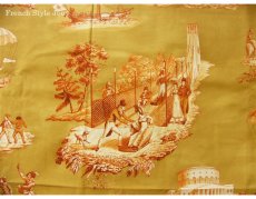 画像1: 「取寄せ」布：Casal冬の楽しみ（43：黄金ベース）長さ50cm単位 (1)