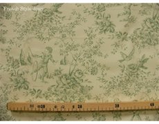 画像1: 「取寄せ」布：Casalモンソー公園（30：グリーン）長さ50cm単位 (1)