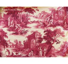画像1: 「J即納」はぎれ75×50：Casal水辺の情景（4：赤） (1)