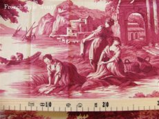 画像3: 「J即納」はぎれ75×50：Casal水辺の情景（4：赤） (3)
