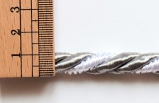 画像2: 「J即納/F在庫」ロープ径10mm（色番389グレイ・白） (2)