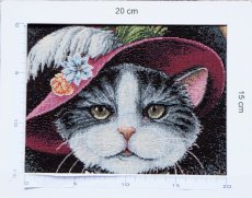 画像5: 「J即納/F在庫」はぎれ45×45：猫の侯爵夫人 (5)
