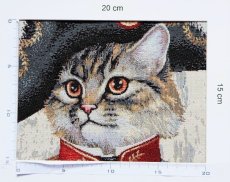 画像8: 「F在庫」はぎれ45×45：猫の軍人 (8)