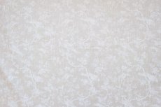 画像12: 「J即納/F在庫」はぎれ75×50：tdjメザンジュ（ベージュ麻地ベース白） (12)