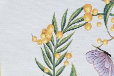 画像7: 「F在庫」はぎれ45×45：ミモザの花かんむり (7)