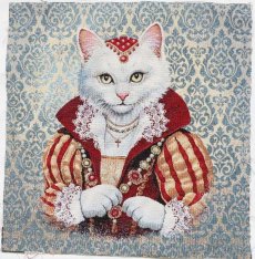 画像1: 「F在庫」45×45 猫の侯爵夫人II (1)