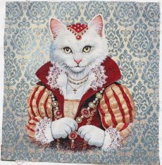 画像1: 「移動中」45×45 猫の侯爵夫人II (1)