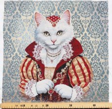 画像3: 「F在庫」45×45 猫の侯爵夫人II (3)