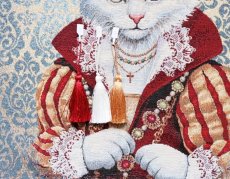 画像8: 「移動中」45×45 猫の侯爵夫人II (8)