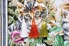 画像10: 「F在庫」45×45 草花の中の子猫たち (10)