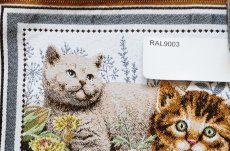 画像12: 「F在庫」45×45 草花の中の子猫たち (12)