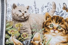 画像5: 「F在庫」45×45 草花の中の子猫たち (5)