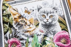 画像9: 「F在庫」45×45 草花の中の子猫たち (9)