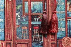 画像6: 「移動中」はぎれ45×45：ゴブラン織り ビストロ・フランセ (6)