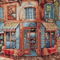 画像9: 「移動中」はぎれ45×45：ゴブラン織り ビストロ・フランセ (9)