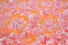 画像14: 「F在庫」はぎれ75×50：ミニ・マハラニ（オレンジベース赤） (14)