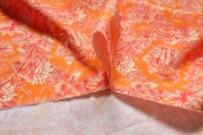 画像10: 「F在庫」はぎれ75×50：ミニ・マハラニ（オレンジベース赤） (10)