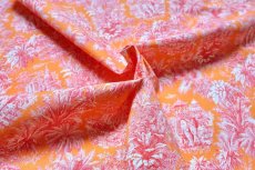 画像9: 「F在庫」はぎれ75×50：ミニ・マハラニ（オレンジベース赤） (9)