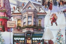 画像13: 「移動中」はぎれ70×６０：クリスマス・シティ（白ベース） (13)