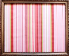 画像1: 「J即納」はぎれ70×50：サテンストライプ（ピンク、赤、グリーン） (1)