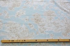 画像1: 「J即納」はぎれ80×50：シャンペートル（水色ベースベージュ） (1)