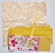 画像1: 「F在庫」購入制限有り（商品欄参照）はぎれセットG2（3枚+1本) (1)