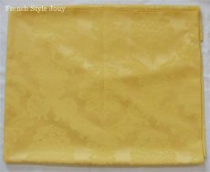 画像1: 「J即納/F在庫」はぎれ70×50：ダマスコ（色番43イエロー） (1)