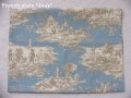 「移動中」はぎれ70×50：水の物語（ブルーグレイベース）