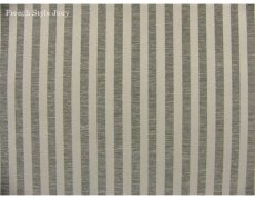 画像1: 「F在庫」廃盤布：オルレアン（ストライプ、2色グレイ） (1)