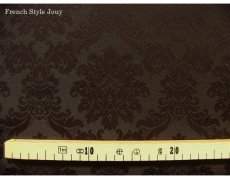 画像1: 「J即納/F在庫」廃盤はぎれ70×50：リシュリュー（ダマスク、ブラック） (1)