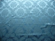 画像2: 「J即納/F在庫」はぎれ70×50:ダマスコ(色番67ブルーカナール) (2)