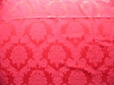 画像2: 「J即納」はぎれ70×50：ダマスコ（色番12ルビー） (2)