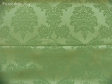 画像2: 「J即納/F在庫」はぎれ70×50：ダマスコ（色番58スプリンググリーン） (2)