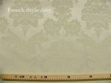 画像5: 「J即納/F在庫」はぎれ70×50:ダマスコ(色番00クリーム) (5)