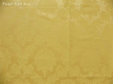 画像3: 「J即納/F在庫」はぎれ70×50：ダマスコ（色番43イエロー） (3)