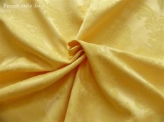 画像4: 「J即納/F在庫」はぎれ70×50：ダマスコ（色番43イエロー） (4)