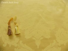 画像5: 「J即納/F在庫」はぎれ70×50：ダマスコ（色番43イエロー） (5)