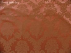 画像1: 「J即納」はぎれ70×50:ダマスコ(色番88ブラウン) (1)