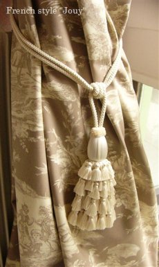 画像4: 「取寄せ」廃盤カーテンタッセル（大）メッシュ：リリー6色 (4)