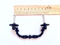 画像4: 「F在庫」取っ手：リューズ11cm（黒） (4)