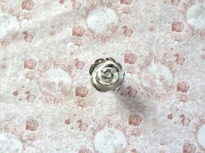 画像8: 「J即納」取っ手：バラ（軽量プラスティック製、直径3.5cm、シルバー・白） (8)