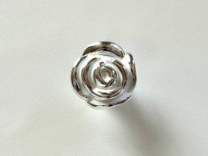 画像7: 「J即納」取っ手：バラ（軽量プラスティック製、直径3.5cm、シルバー・白） (7)