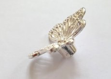 画像6: 「F在庫」取っ手：蝶（3.2cm、シルバー） (6)