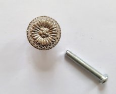 画像3: 「F在庫」取っ手：ルイーズ・小（直径1.7cm、シルバー） (3)